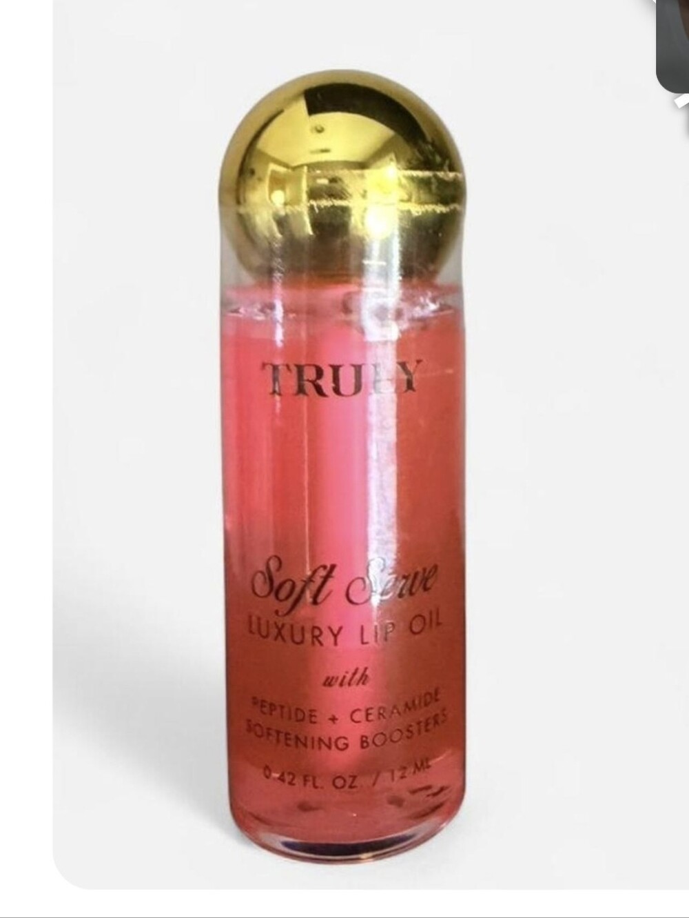 TRULY Soft Serve Luxury Lip Oil- Red